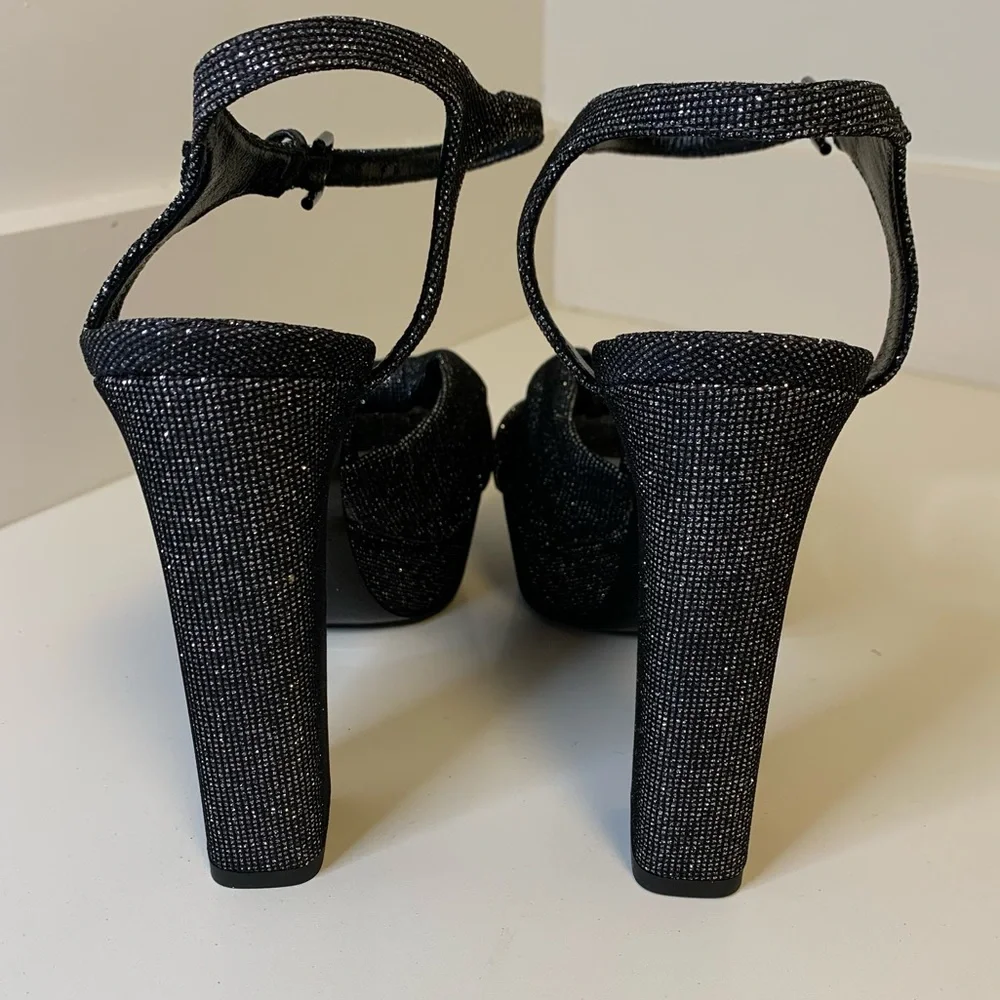 Jimmy Choo glittered fabric
